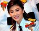 Yingluck Shinawatra (ยิ่งลักษณ์ ชินวัตร, RTGS: Yinglak Chinnawat, born 21 June 1967) is a Thai politician, figurehead of the Pheu Thai Party, and Prime Minister of Thailand following the 2011 general election.<br/><br/>

Born in Chiang Mai, Yingluck Shinawatra earned a bachelors degree from Chiang Mai University and a masters degree from Kentucky State University, both in public administration. She became an executive in the businesses founded by her elder brother, Thaksin Shinawatra, and later became the president of property developer SC Asset and managing director of Advanced Info Service. Meanwhile, her brother Thaksin became Prime Minister, was overthrown in a military coup, and went into self-imposed exile after a tribunal convicted him of abuse of power. In May 2011, the Pheu Thai Party, which maintained close ties to Thaksin, nominated Yingluck as their candidate for Prime Minister in the 2011 general election.<br/><br/>

Election results indicated that Pheu Thai had won a landslide victory with 265 out of the 500 seats available in the House of Representatives of Thailand, making it only the second time in Thai political history that a single party won a parliamentary majority. Yingluck was Thailand's first female Prime Minister.  She was dismissed by the Constitutional Court for corruption in 2014.