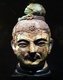 China: Head of a Buddha image from the Kingdom of Khotan, Xinjiang, 3rd-4th century